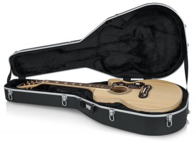 Gator Deluxe Molded Jumbo Acoustic Guitar Case