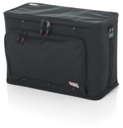 Gator Lightweight Rack Bag in black nylon featuring a front pocket and zip top