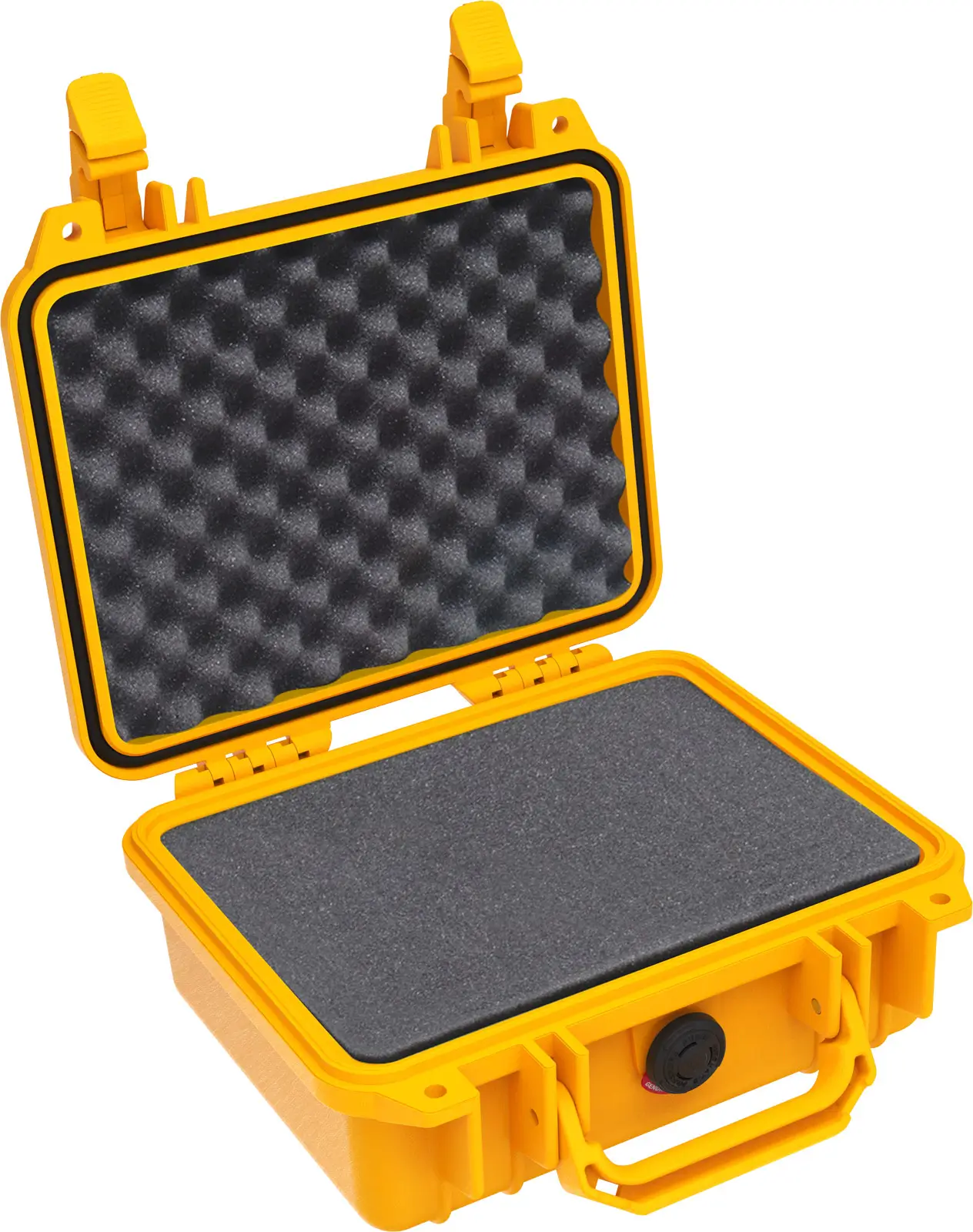 pelican 1200 protector case yellow foam