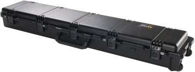 Black Pelican iM3410 Storm long case shown from a high angle front view