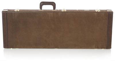 Gator Deluxe Wood Electric Guitar Case - Vintage Brown