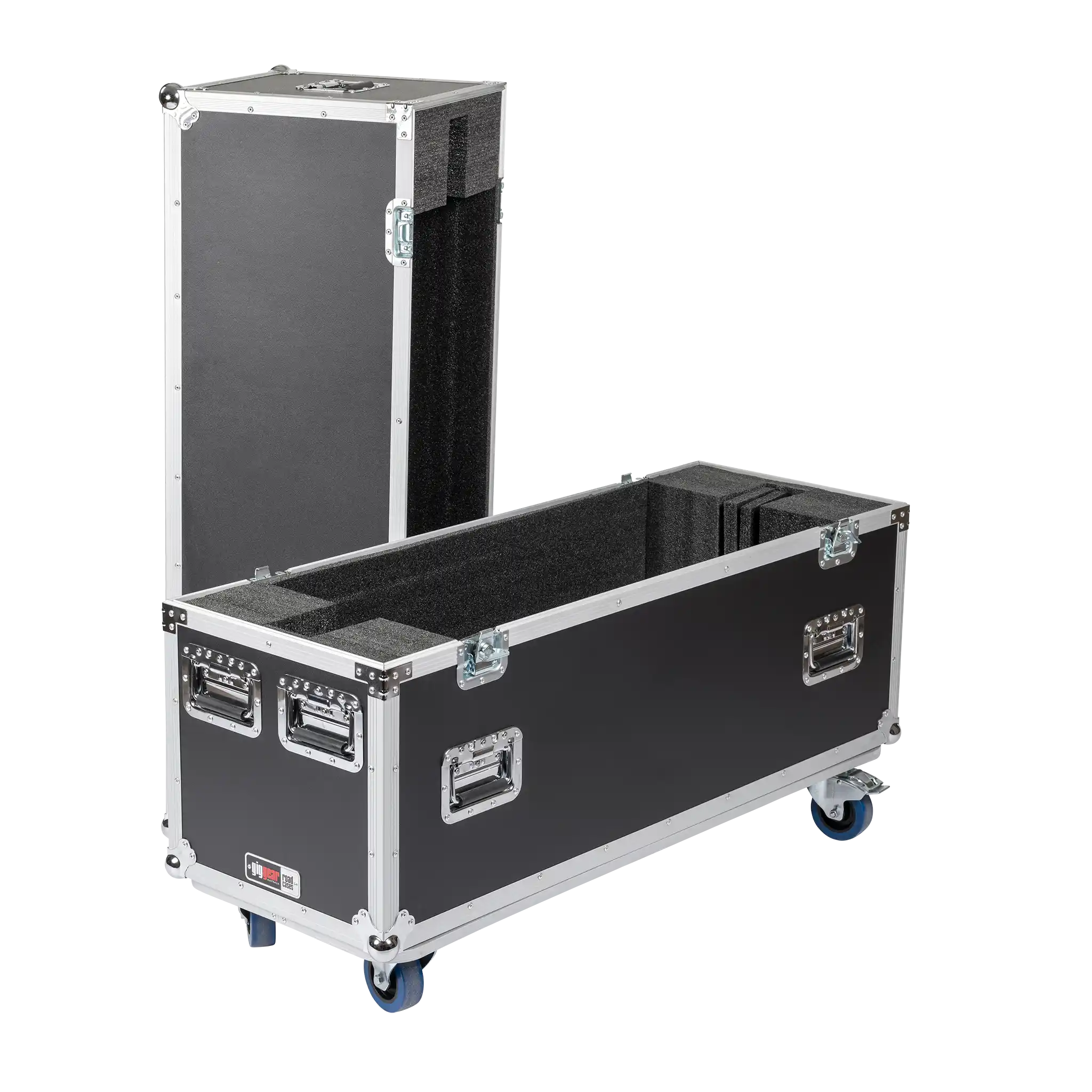 hc lcd 4246 03 lcd/ plasma road case for 42" 46" screens
