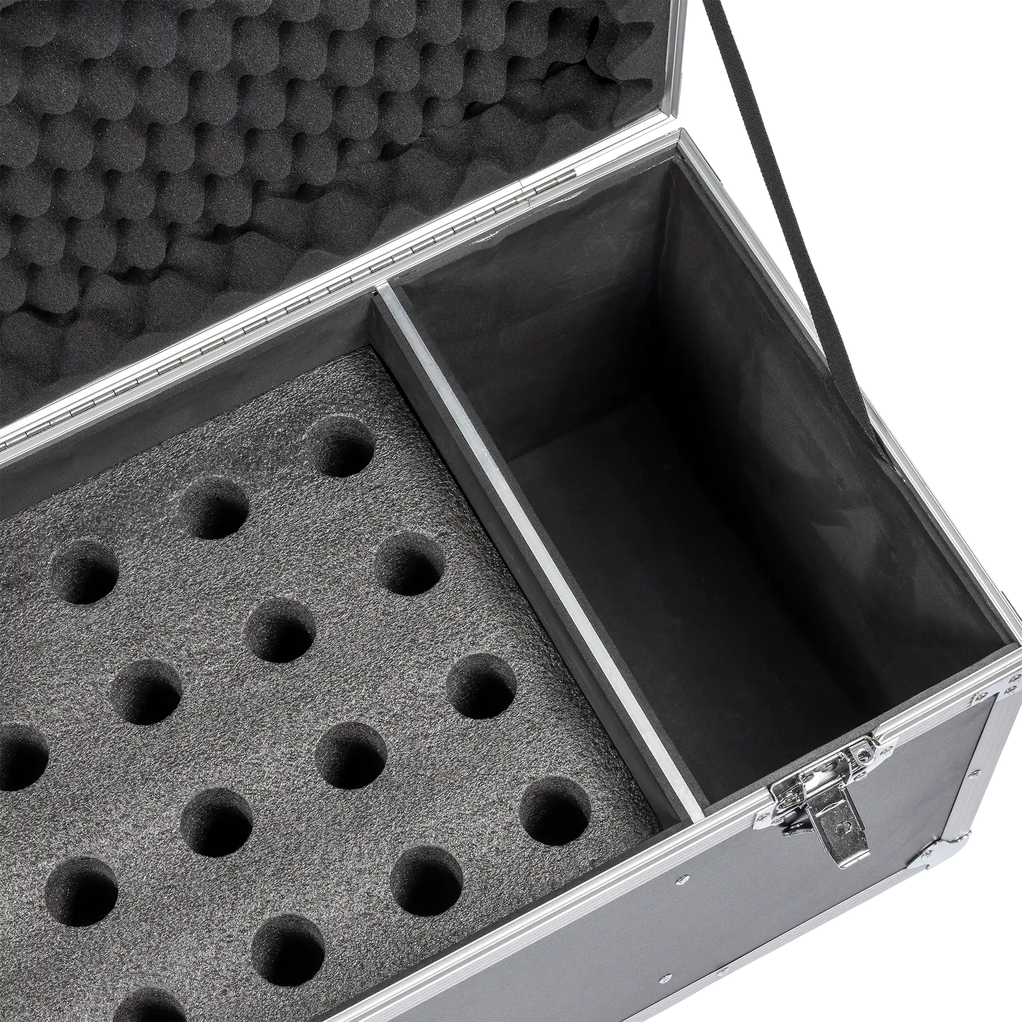hc mi 20 05 road or flight case microphone case for 20 mics