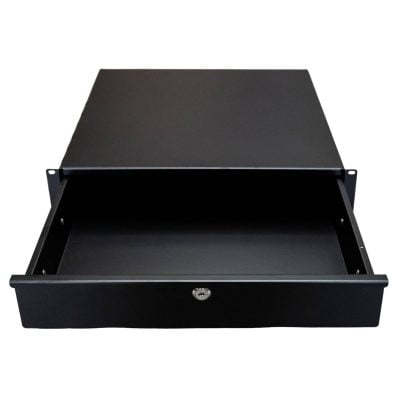Lockable Rack Drawer For 19″ Rack | 2U, 3U, 4U