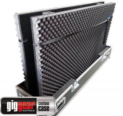 Custom Made GigGear Dual Screen Case | Clam Shell Style | 48" - 100"