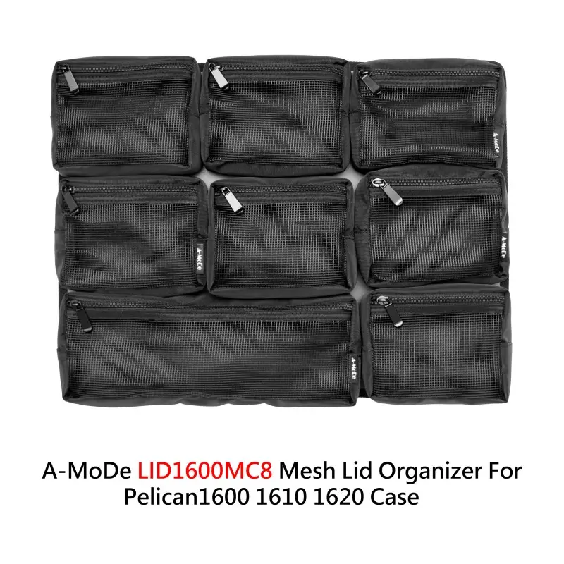 a mode lid1600mc8 mesh lid organizer for pelican 1600 1610 1620