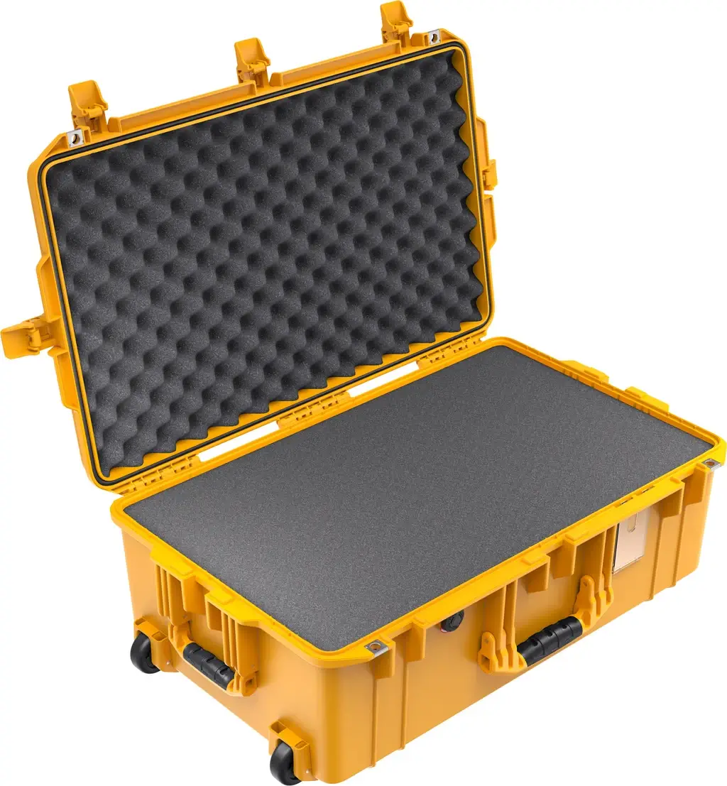 pelican 1595 air case - foam yellow