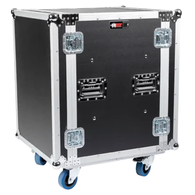 14u suspension/flotation rack road case