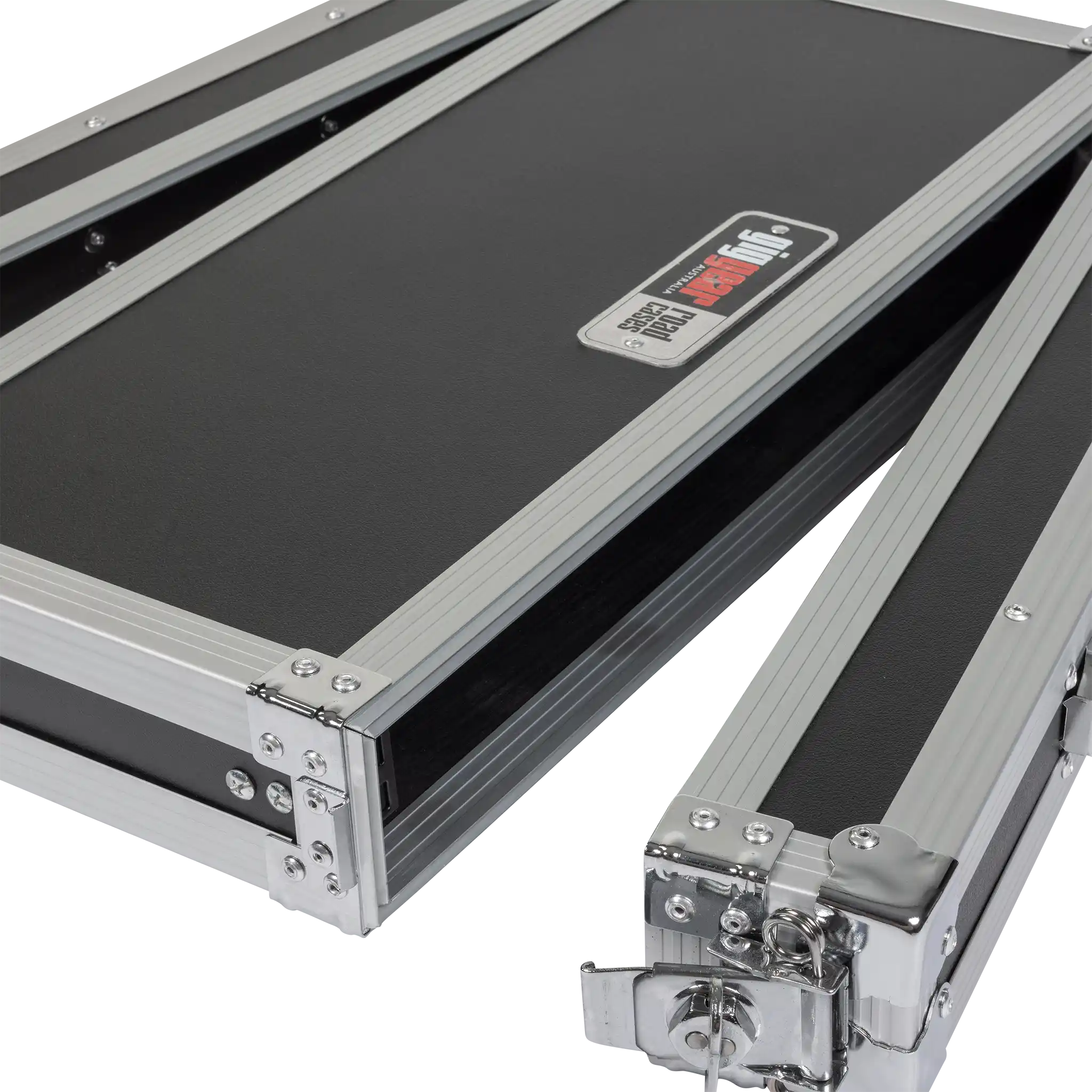 hc 1u 1u short depth rack road case