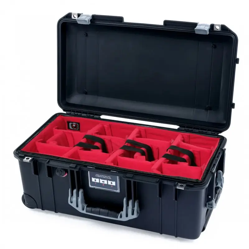 in1556 red 6 a mode in1556 padded divider set for pelican 1556 air