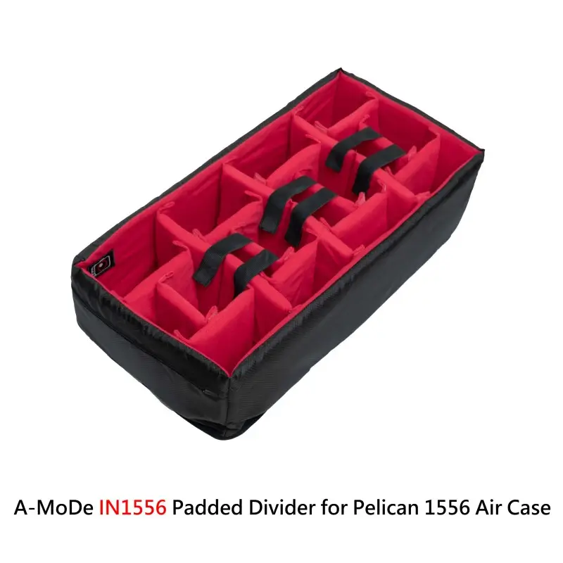 in1556 red a mode in1556 padded divider set for pelican 1556 air
