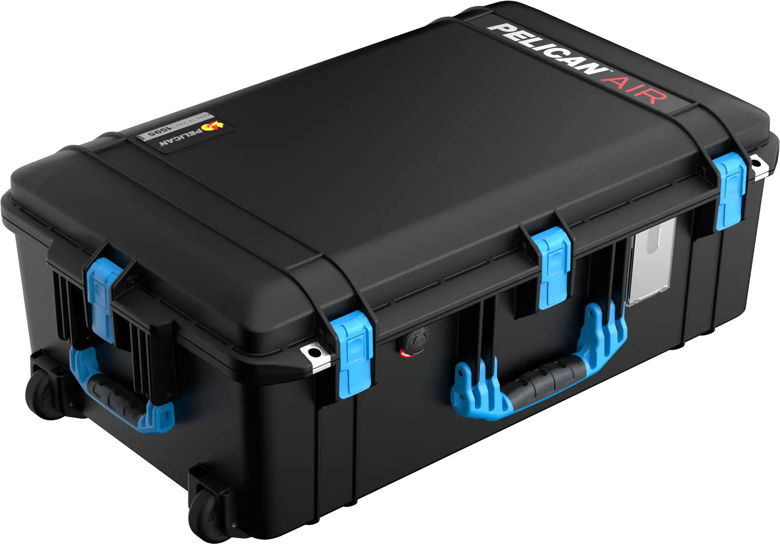 1595 blk blu Pelican Lab 1595 Air Case with custom coloured latches and handles.