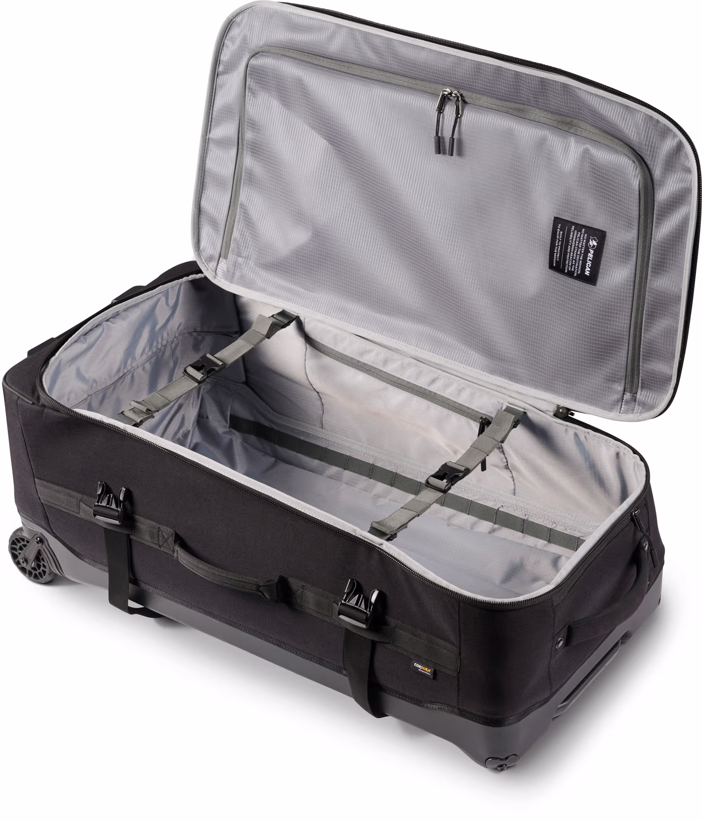 pelican aegis hy32 hybrid duffel interior black 01 Pelican HY32 Aegis Check-In Rolling Hybrid Duffel - Image 6