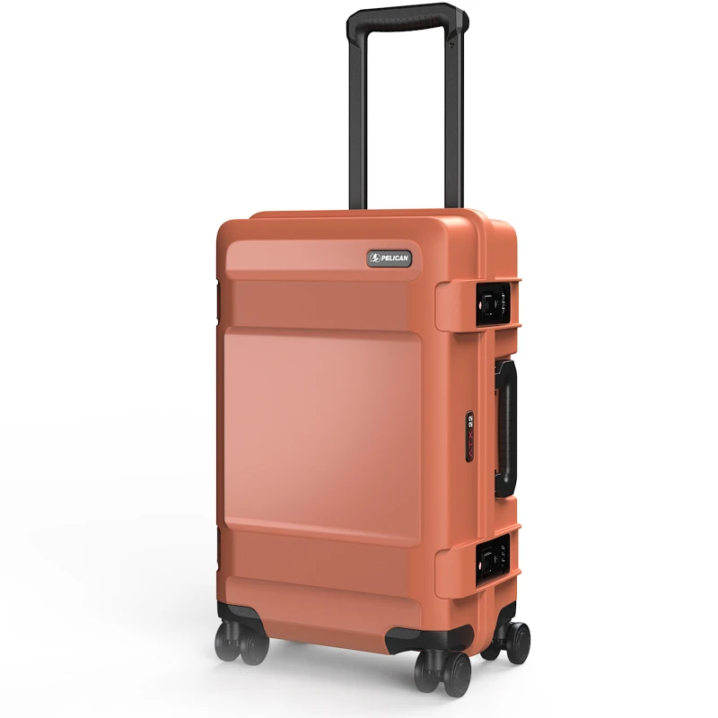 pelican hc22 atx carry on hard sided luggage iron clay
