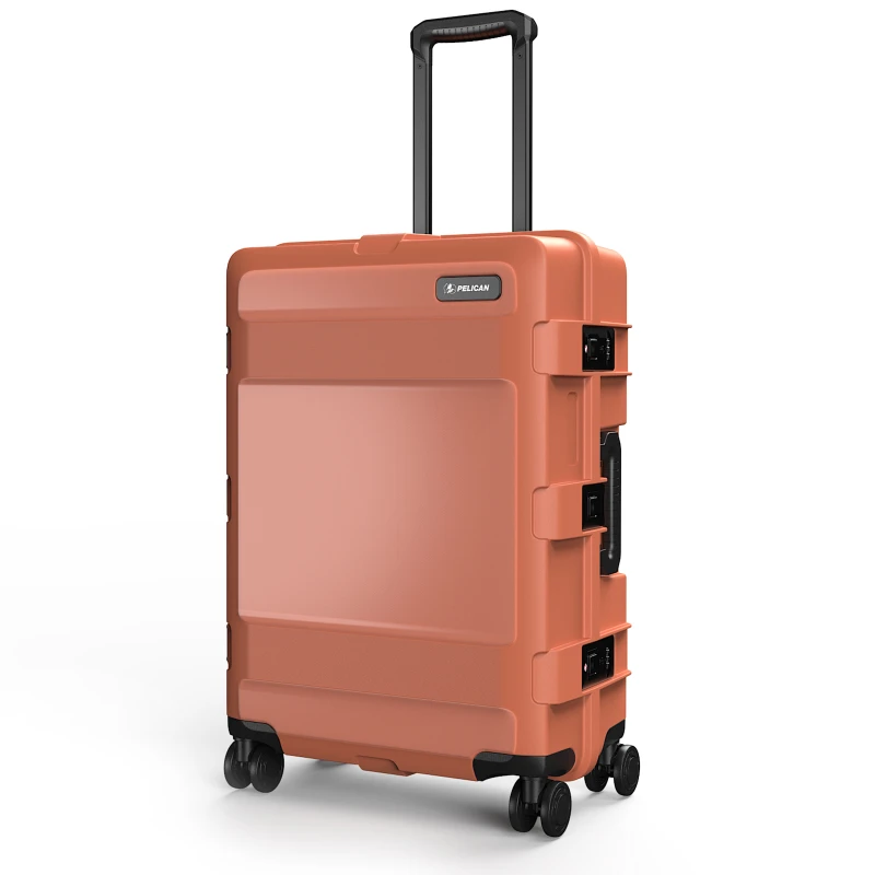 pelican hc22 atx carry on hard sided luggage iron clay