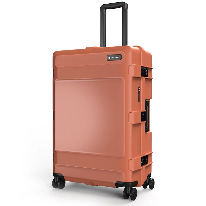 pelican hc22 atx carry on hard sided luggage iron clay
